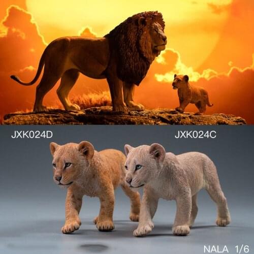 1/6 scale resin PVC lion children Simbaand / Nala King animal simulation model childrens toy home decoration static model