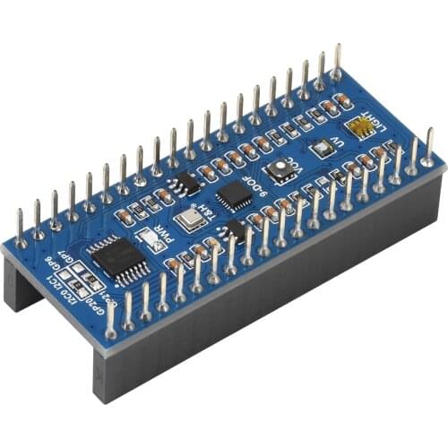 Environment Sensors Module for Raspberry Pi Pico,I2C Bus,Onboard TSL25911FN digital ambient light/ BME280/ICM20948 motion sensor