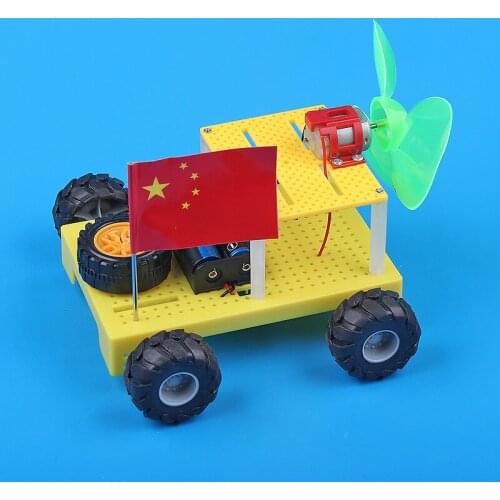 Scientific Experimental Childrens Educational Intelligence Technology small-scale manufacture of DIY aerodynamic Electric Wind