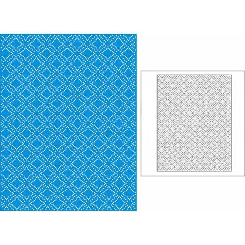 New 2021 Spotted Star Lattice Panel Metal Cutting Dies for DIY Scrapbooking and Card Making Background Embossing Craft No Stamps