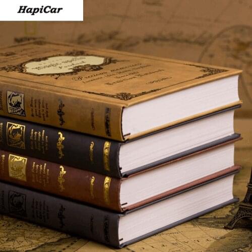Very Thick Large A5 Vintage Notebook Magic Spells European Traditional Classic Diary Planner Hardcover