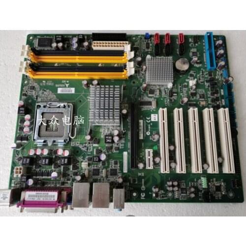 Industrial computer motherboard M-322 5 PCI slots m-322 board dual network card 775-pin industrial motherboard