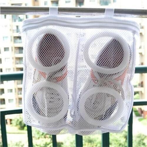 Mesh Laundry Shoes Bags Dry Shoe Organizer Portable Washing Bags Organizer New Fashion Storage Organizer Bags