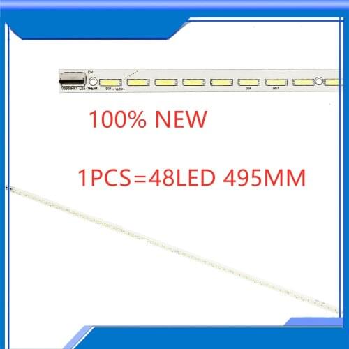 LED Strip LED BACKLIGHT FOR PANASONIC TX-L39EM5B 39/210G 39" TV VLED_1 V390HK1-LS5-TREM4 1PCS=48LED 495MM