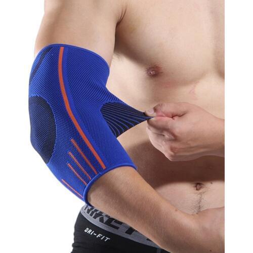 1Pcs Elbow Support Sleeve Elbow Protector Weightlifting Volleyball Tennis Arm Brace Elbows Pads Protector Basketball Running Pad