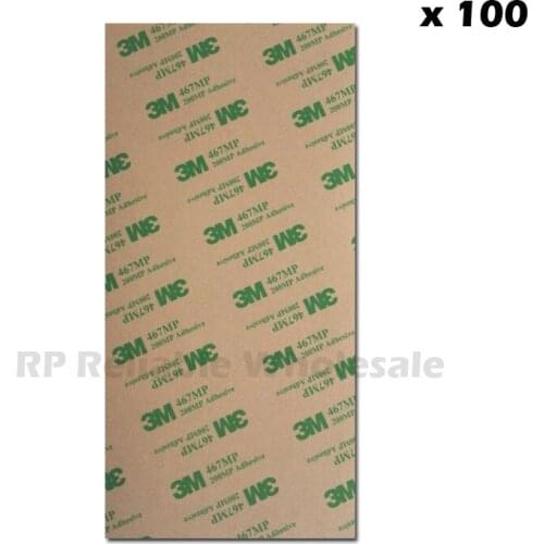 5x (3mm*55M) 3M 467MP 200MP Double Sided Sticky Tape for Industrial Electrical Panel Assemble, Phone LCD Repair