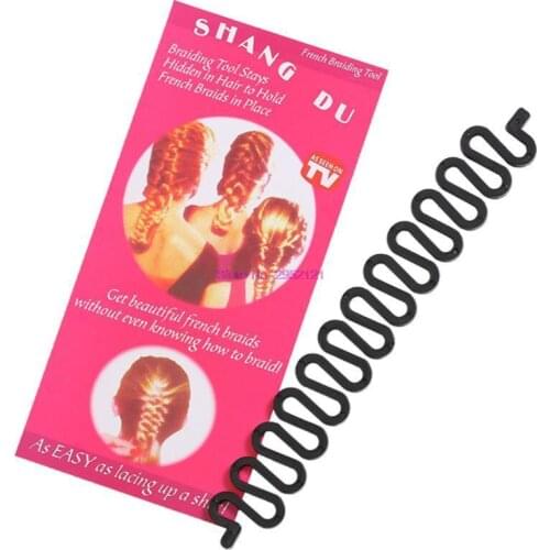 500pcs, Fashion Hair Clip Braiding Fish Bond Hook Waves Braider Tool Roller With Hair Twist Styling Bun Maker Band Accessories