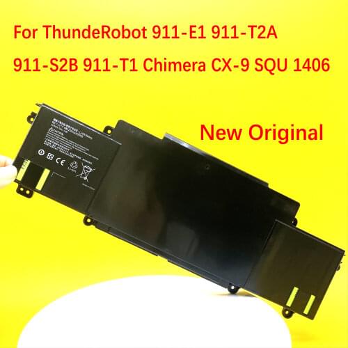 SQU-1406 5200mAh Laptop Battery For ThundeRobot 911-E1 911-T2A 911-S2B 911-T1 Chimera CX-9 SQU 1406 SQU-1406 14.4V 74.88WH