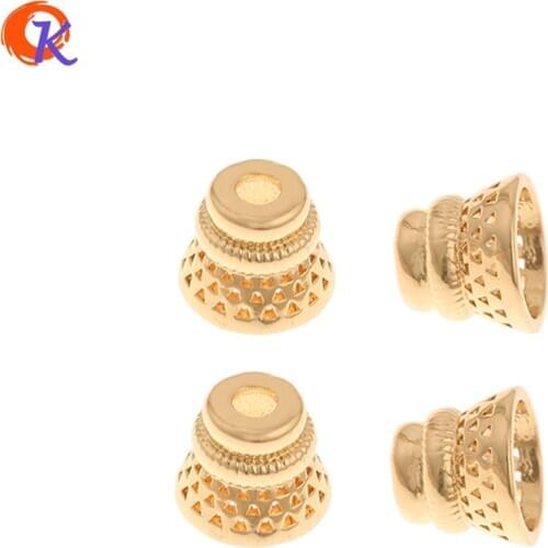 Cordial Design 100Pcs 7*8MM Jewelry Accessories/Connectors/Hand Made/Earring Findings/Copper/Caps Shape/Charms/DIY Making