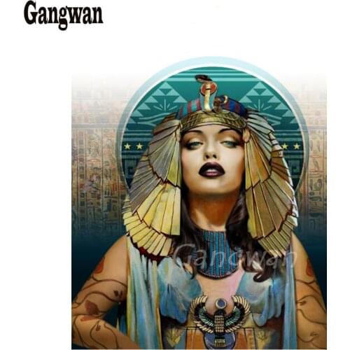 5d Diy diamond painting full picture square drill diamond embroidery Egyptian Queen rhinestone painting diamond mosaic Cleopatra