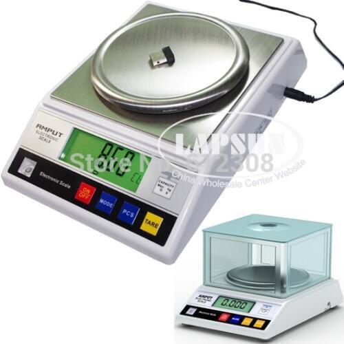 1kg 0.01g-1000g Big Size Digital Electric Jewelry Gram Gold Gem Coin Lab Bench Balance Weight Accurate Scale Weigh Amput New