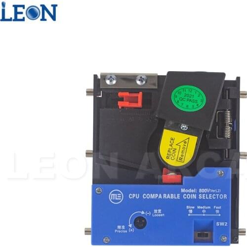MLF-800 Multi Coin Acceptor Electronic Roll Down Coin Acceptor Selector 6 Type Electronic Mechanism Vending Machine Mech Arcade