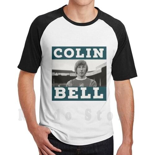 Colin Bell T Shirt Print For Men Cotton New Cool Tee Colinbell City Legend Rip Football