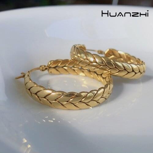 HuanZhi Earrings Rings