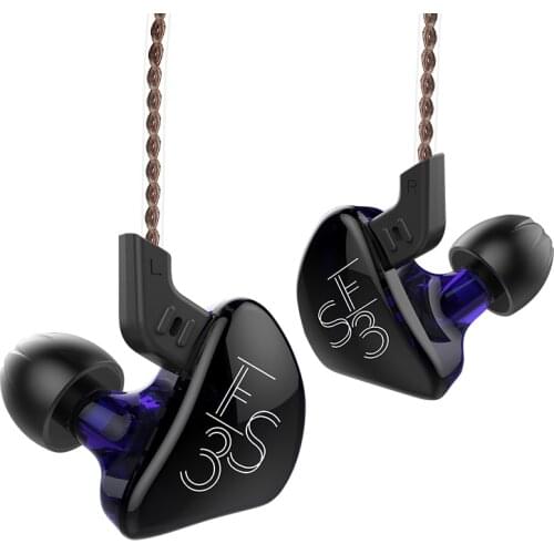 KZ ES3 1BA+1DD In-ear Earphone Dynamic Driver Hifi Sport Noise Cancelling Headset Replacement Cable KZ ES4 ZS3 ZST ZS6 AS10 ZSN