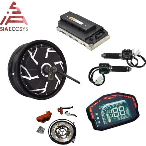 QS Motor 12x3.5inch 260 3000W 40H V4 Conversion Kts With EM150SP Controller DKD Display and Adelin Brake For E Scooter