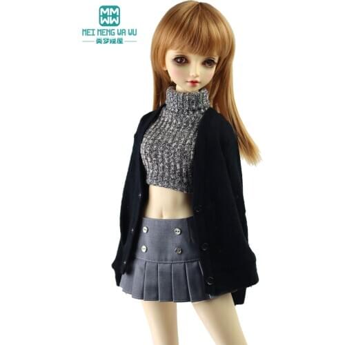 BJD Doll clothes Fashion wool cardigan, hot pants, short skirt for 58-60CM 1/3 Girls SD Dolls toys Ball Jointed Doll