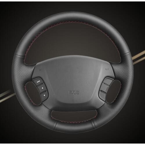 Car Braiding On The Steering Wheel Cover for Hyundai Sonata NF 2005-2006 Kia Carens 2007 2008 2009 2010 2011 Auto Car-styling