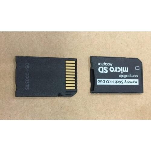 20-30pcs/lot for psp tf sd card to ms pro duo memory card single adaptor convertor