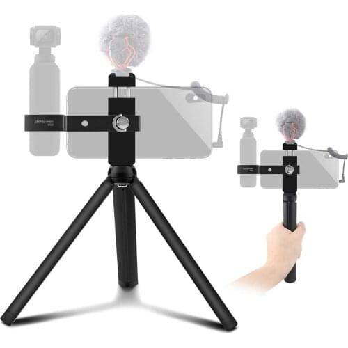 Camera Phone Clip Tripod Multifunctional Bracket for DJI OSMO for Pocket NK-Shopping