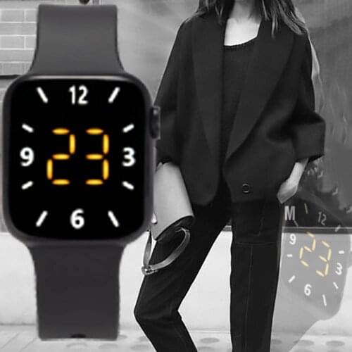 Sport LED Digital Womens Bracelet Watch For Women Silicone Montre Femme WristWatch 2021 Relojes Para Mujer Fashion Reloj Muje