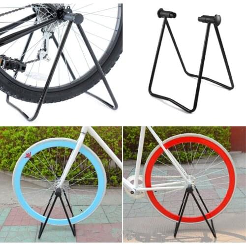 Universal Flexible Bicycle Bike Display Triple Wheel Hub Repair Stand Kick stand for Parking Holder Folding Storage Rack hot