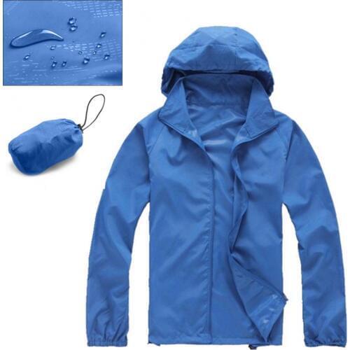 Unisex Waterproof Windproof Jacket Bicycle Running Outdoor Sports Rain Coat