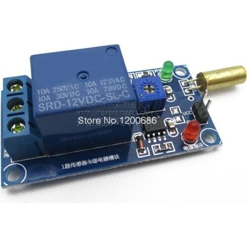 Tilt protection of 12V tilt sensor plus relay