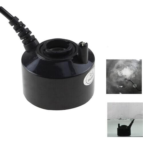 1-Head Black Mist Maker Fog Machine Atomizer Fogger Water Fountain EU Plug