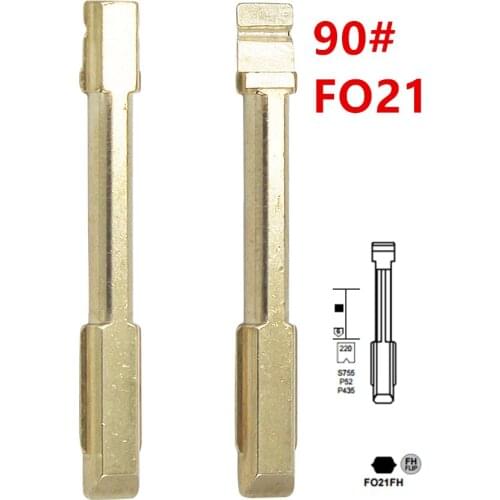 10pcs Uncut Metal 90# FO21 for ford Mondeo for KD keydiy xhorse VVDI remotes universal No.90