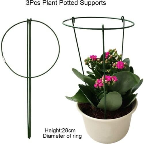 3 Pcs Plant Support Ring Flower Garden Plant Garden Vegetables