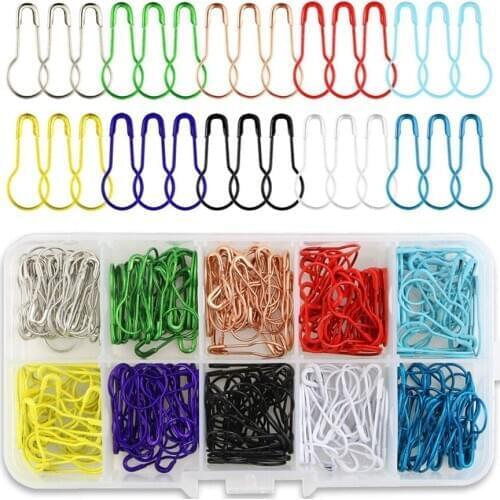300pcs/box Bulb Pin Safety Pins for Sewing Quilting Clothing DIY Crafting Jewelry Making Gourd Pin Sewing Accessories 10 Colors