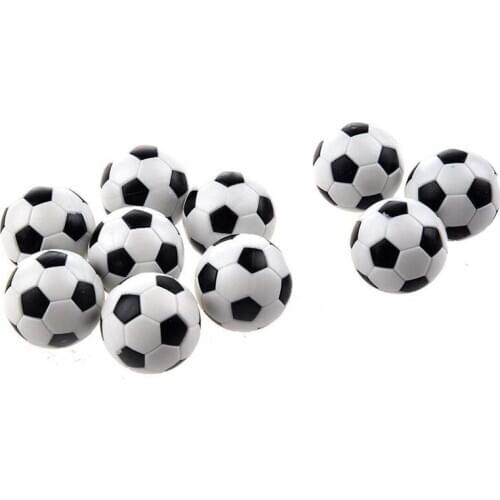 6PCS Small Football Style Table Ball Foosball Hard Plastic Table Ball Counterpart Game Children Toy