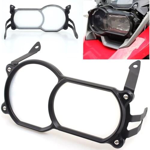 Motorcycle Aluminium Headlight Protector Cover With Bracket For BMW R1200GS LC 2013-2018 R1200GS LC Adv 2014-2018 R1250GS 18-19