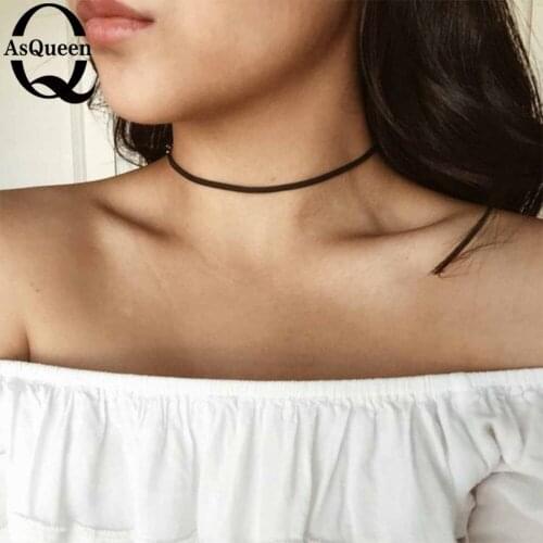 Женские бархатные чокеры ASQUEEN Q China At AliExpress