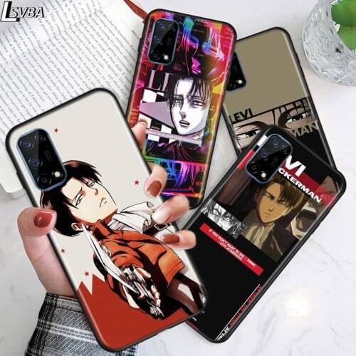 Attack on Titan animation For Realme V15 V5 V3 Q2 Q2i X50 X7 X3 superzoom X2 C17 C15 C12 C11 C3 C2 Pro 5G Soft Phone Case