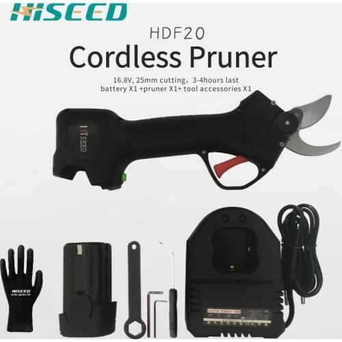 Cordless Electric Pruner, lithium battery pruner Electric Garden Pruning Shears with 2 Lithium Battery