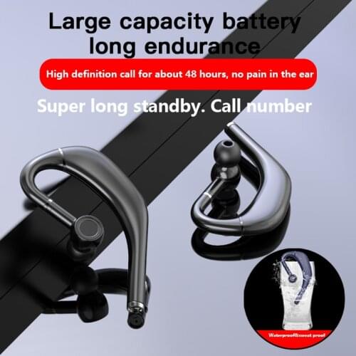 TWS Bluetooth Earbuds Bass True Wireless Stereo Earphones Sports Headphones Ear Hook for Android Waterproof