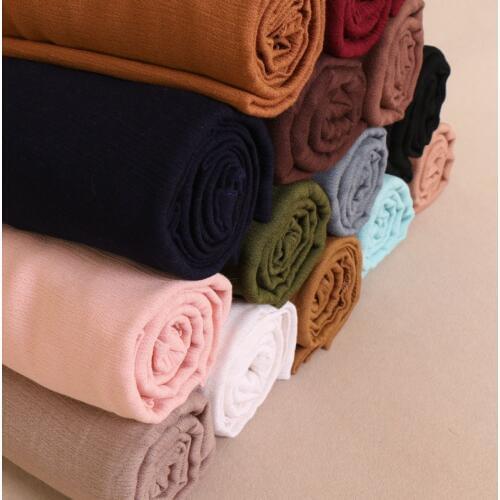 Quality 100% Rayon Plain Muslim Scarf Hijab Cotton African Ladies Headbands Islamic Turban Long Shawl Malaysia Wrap large Size