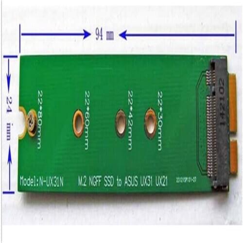 M.2 NGFF SSD to UX31 UX21 notebook interface SSD