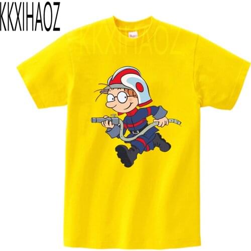 New Product Childrens Cotton Soft Short Sleeve T-Shirt Digital Print Boys' and Girls' Favorite Cartoon Character Top Sweatshirt