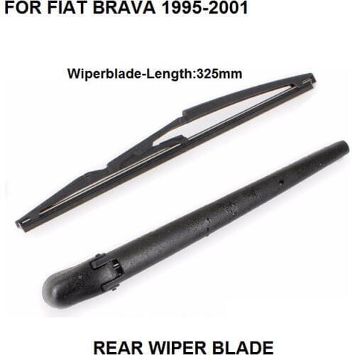 New Set For Fiat Brava 1995-2001 Rear Windshield Window Wiper Arm + Blade Set 330mm