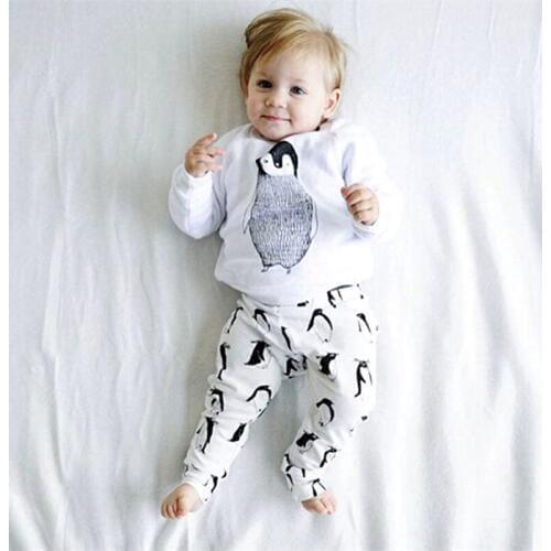 Baby Boy Clothes 2019 Brand Spring Kids T-shirt+Trousers Outfits Casual Cotton Newborn Baby Tracksuits Toddler Girl Clothing Set