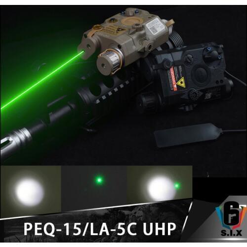 Weapon Tactical Softair Surefir An Peq Green Laser AN PEQ-15/LA-5C UHP Flashlight With Green IR LED PEQ15 Surfire Light