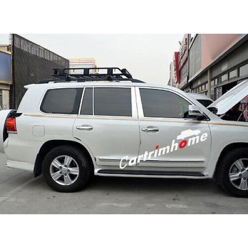 Full window Sill with Center Pillar Trim for Toyota Land Cruiser LC200 2008-2016