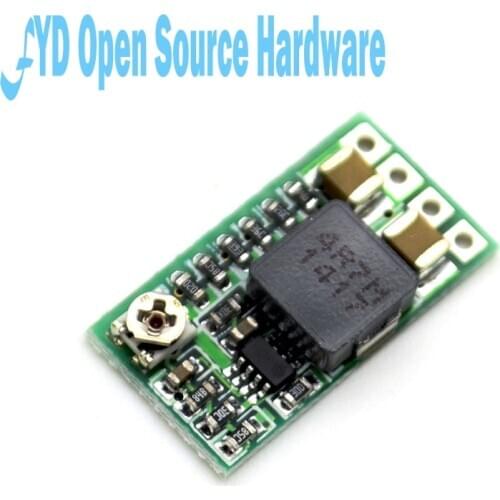 5pcs Mini DC-DC 12/24V to 5V3A Step Down Module Power Supply Module Converter 97.5% Adjustable Efficiency Output Voltage