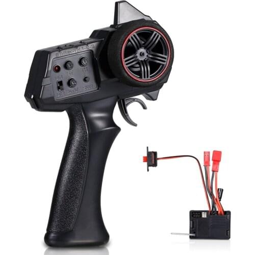 AX-7S AX7S 2.4G 3CH Transmitter Remote Controller with 2 in 1 Receiver ESC for WPL D12 MN D90 MN99S MN86 RC Car RC Boat