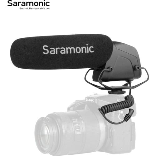 Saramonic SR-VM4 Lightweight Directional Condenser Microphone DSLR cameras camcorders for recording