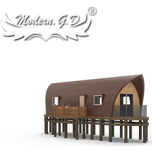 Geodesic house building prefabricated for vacation B&B （49.2square meters