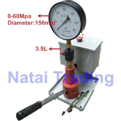Diesel injector nozzle tester, fule injector tester with big fuel tank